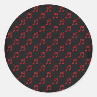 Pegatina Redonda music sticker