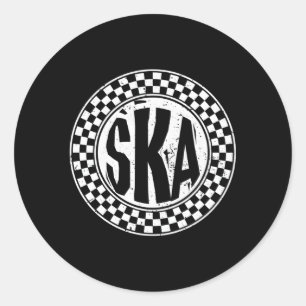 Pegatina Redonda Música de Ska