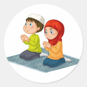 Pegatina Redonda Musulmanes