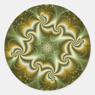 Pegatina Redonda Mutación de virus