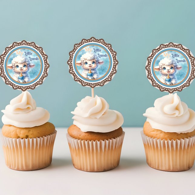 Pegatina Redonda My Little Lamb (Subido por el creador)