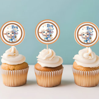 Pegatina Redonda My Little Lamb