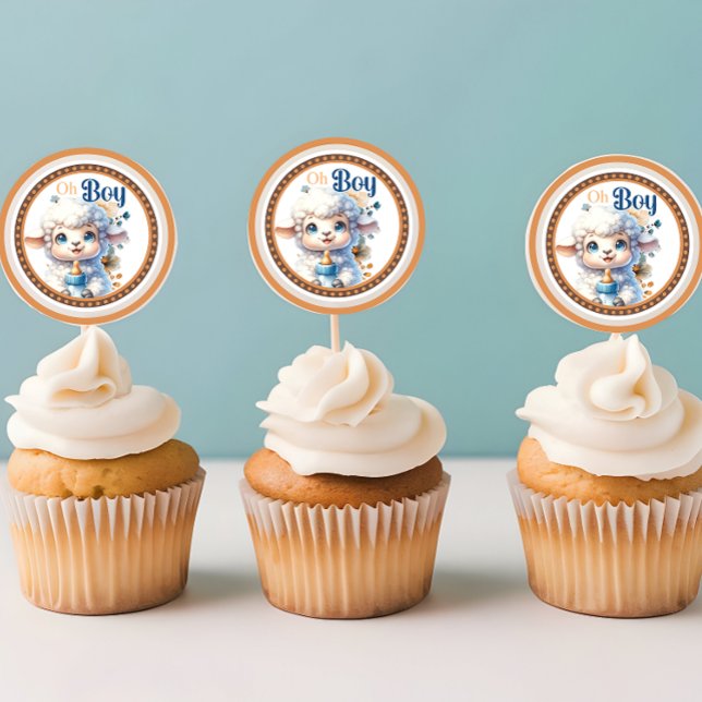 Pegatina Redonda My Little Lamb (Subido por el creador)