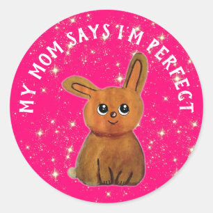 Pegatina Redonda My Monthly Hapiness magic rabbit