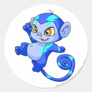 Pegatina Redonda Mynci eléctrico