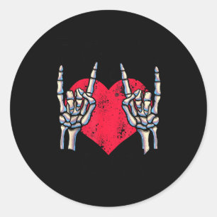 Pegatina Redonda Nacido Para Rock Vamos Rock Vintage Retro Rock&