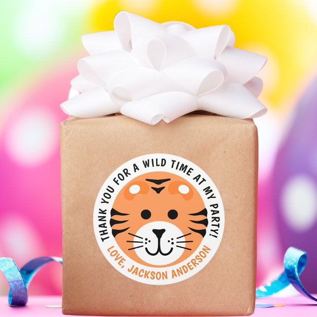 Pegatina Redonda Nacimiento de animales salvajes de una jungla Safa (Subido por el creador)