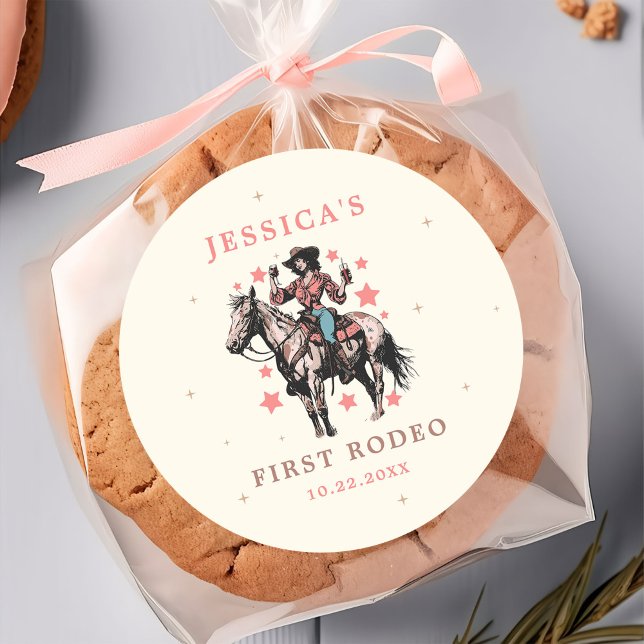 Pegatina Redonda Nacimiento de la Vaquera de West Country Wild Occi (Subido por el creador)