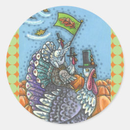 PEGATINA REDONDA NACIÓN TURQUÍA, GOBIERNOS PEGATINAS DE VACACIONES