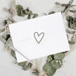 Pegatina Redonda Nada Fancy Just Love Minimalista Boda