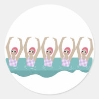 Nadadores artísticos | Ilustracion artístico de na