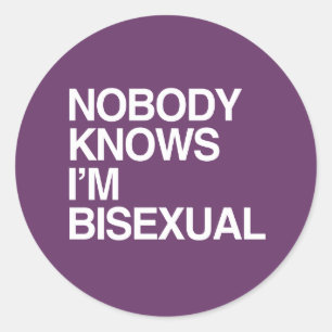 Pegatina Redonda NADIE SABE QUE SOY BISEXUAL - BLANCO -.png