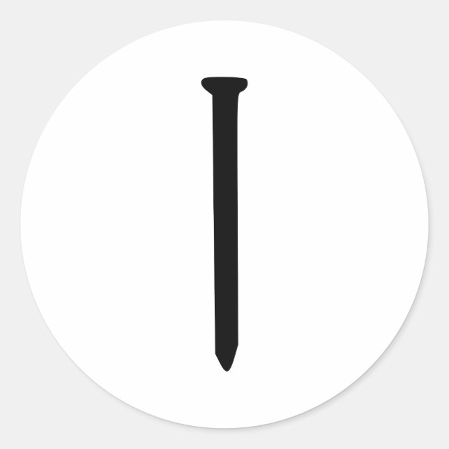 Pegatina Redonda Nail (Anverso)