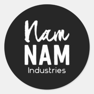 Pegatina Redonda Nam Industrias invertert bilde