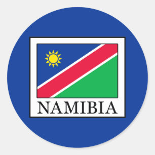 Pegatina Redonda Namibia