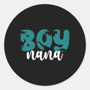 Pegatina Redonda Nana Abuela Orgullosa Nana De Nana