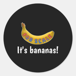 Pegatina Redonda Nana (para Escala) Starship Funny Tee Men