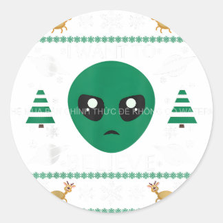 Pegatina Redonda Nana para las mujeres Nacimiento de las Navidades 