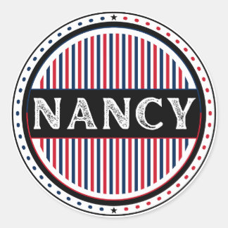 Pegatina Redonda Nancy City Pride Emblem – French Identity