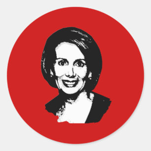 Pegatina Redonda Nancy Pelosi Gear