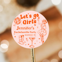 Naranja Disco Cowgirl Rodeo Bachelorette