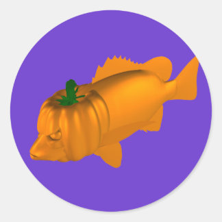 Pegatina Redonda Naranja Mangrove Jack