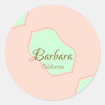 Naranja verde pastel boho añadir nombre lugar rúst