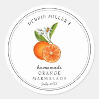 Naranjas de estilo vintage en frasco de mermelada 