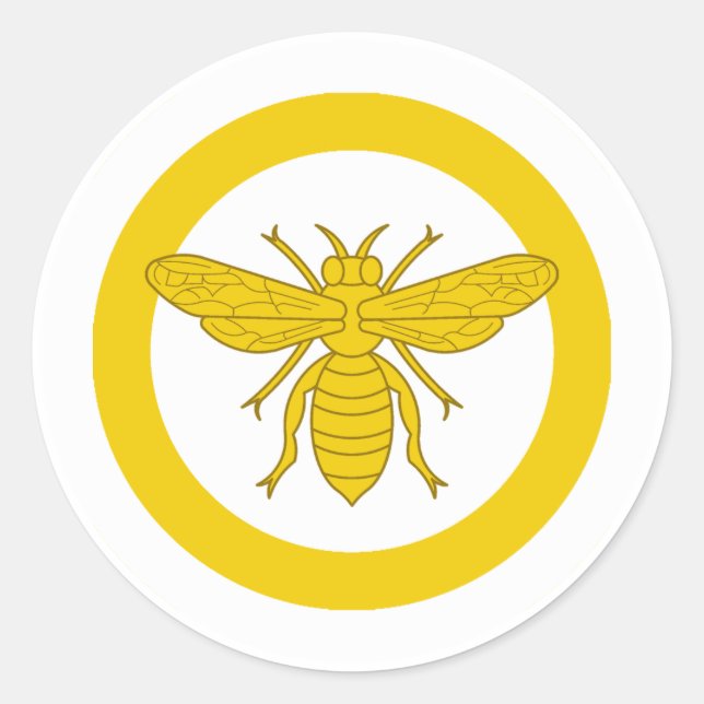 Pegatina Redonda Narrativa de Marion Glen (Anverso)