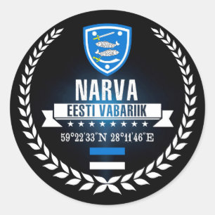 Pegatina Redonda Narva