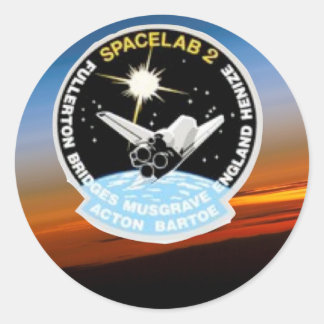 Pegatina Redonda Nasa SkyLab