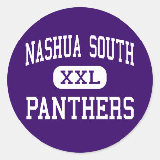 Pegatina Redonda Nashua South - Panthers - High - Nashua
