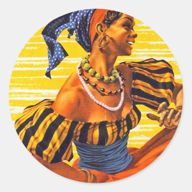 Pegatina Redonda Nassau Jet (Anverso)