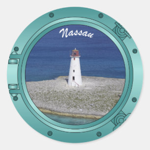 Pegatina Redonda Nassau Porthole
