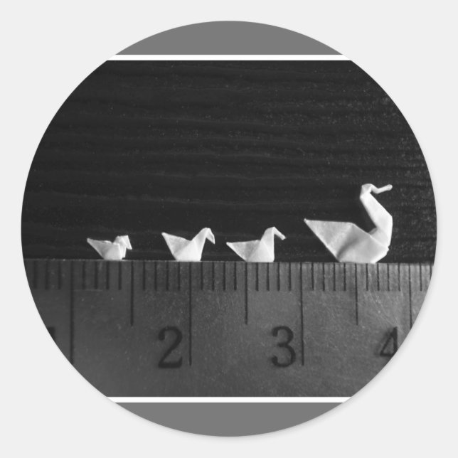 Pegatina Redonda Natación familiar de 3 cm (Anverso)