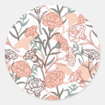 Naturaleza Inspirada Floral: Patrón de Flor de Cla