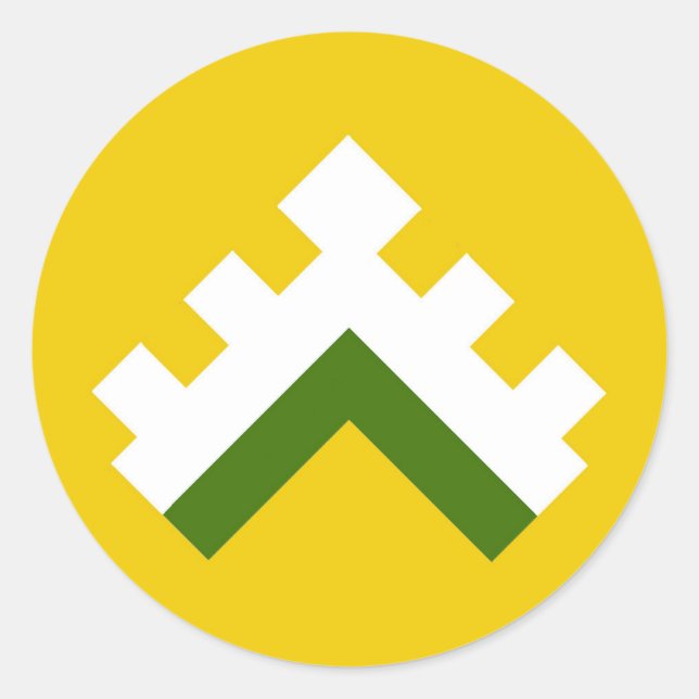 Pegatina Redonda Naufragio de Hartwood Populace Badge (Anverso)