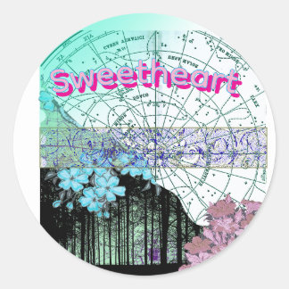 Pegatina Redonda Nautical Sticker