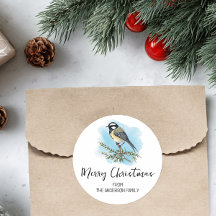 Navidad Personalizada de Aves del Bosque