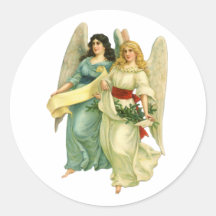 Navidad Vintage, Ángeles Victorianos Angelicales