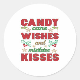 Pegatina Redonda Navidades