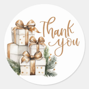 Pegatina Redonda Navidades