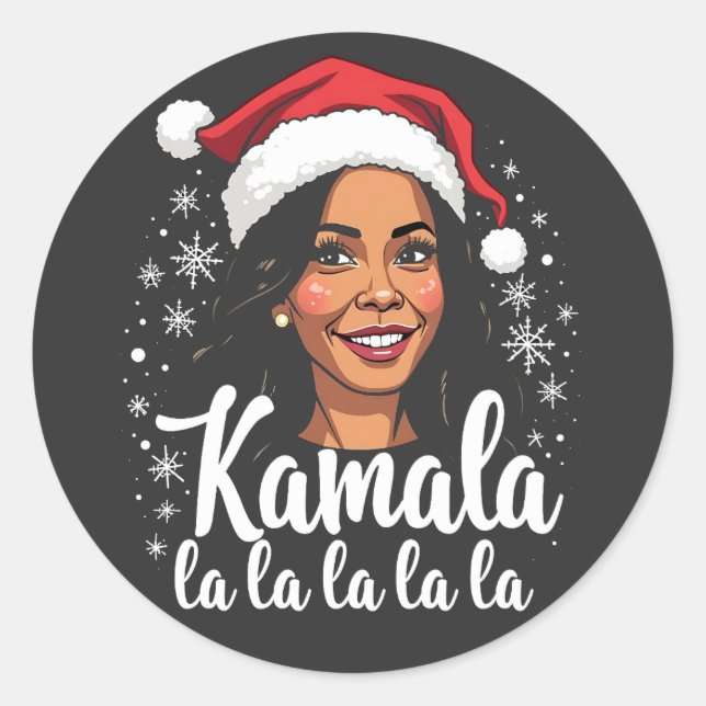 Pegatina Redonda navidades 2025, (Anverso)