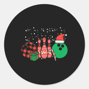 Pegatina Redonda Navidades abucheando navidad deportiva mujeres jug