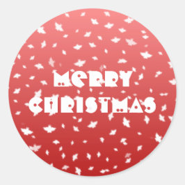 Pegatina Redonda Navidades Angels