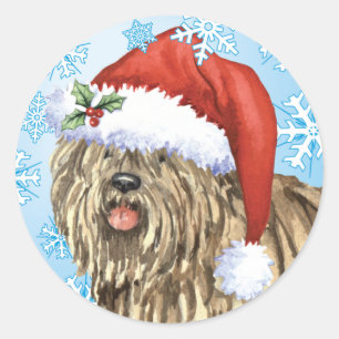 Pegatina Redonda Navidades Bergamasco