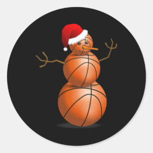 Pegatina Redonda Navidades Bysketbyll - Bysketbyll Snowman