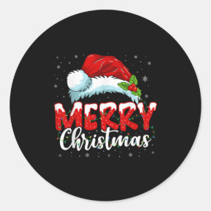 Pegatina Redonda Navidades Camisas Mujeres Hombres Luz de Familia S