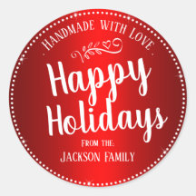 Navidades Cookie Gift Personalizado Nombre de fami