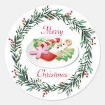 Navidades Cuidados Cookie Packaging Holday